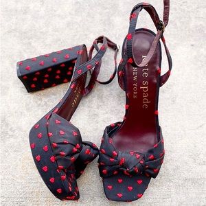 Kate Spade Heat Polka Dot Platforms / Worn Once